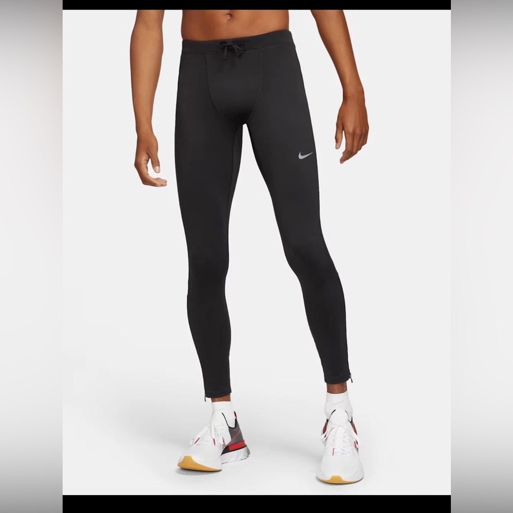 NIKE CHALLENGER DRI-FIT MENS RUNNING TIGHTS BLACK  CZ L #CZ8830-NWT